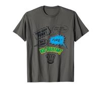 2000 AD Judge Dredd Retro Comic Citas Camiseta