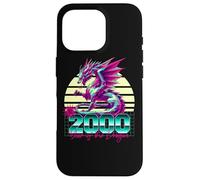 2000 Año del Dragón 80 Retro Vaporwave Zodiaco chino Carcasa para iPhone 16 Pro