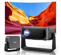 [2000 ANSI/enfoque automático y Keystone/aplicación integrada] Proyector 4K para exteriores con WiFi y Bluetooth, proyector portátil inteligente compatible con Netflix/YouTube y Dolby, proyector de
