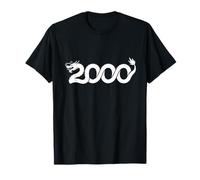 2000 Dragón - Año del Zodiaco Chino Personalizado Word Art Camiseta