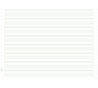 2000 hojas de continuo zona verde 380 x 11 "1pli bandas Caroll no Detachables 70 g