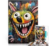 2000 Piece Adult Puzzles Crazy Graffiti Street Art Made of Cardboard,for Age 14+ Anti-Stress Family Game Difficult Challenge Fun Activities at Home, Birthday Gifts, Travel Gifts,。Size:70x100cm