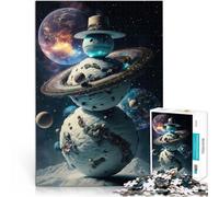 2000 Piece Jigsaw Puzzles for Adults Jigsaw Cosmic Snowman Made of Cardboard，for 14+ Each Piece is Unique - Fun and challenging Game for The Whole Family Deal as Gifts for The Whole Family 。
