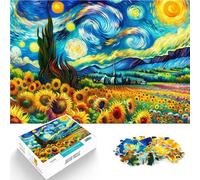 2000 Piece Jigsaws for Adults Bright Flowers in The Moonlight Made of Cardboard,Suitable for Ages 14 and up Decoration Difficult Hard Gifts for Women Men 。Size:70x100cm/27.5x39.3inch