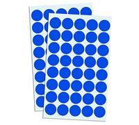 2000 Piezas, 20mm Gomets Colores Surtidos Pegatinas Adhesivos - Azul