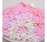 2000 piezas de confeti de PVC con purpurina de mariposa rosa para compromiso, boda, despedida de soltera, cumpleaños, San Valentín, fiestas