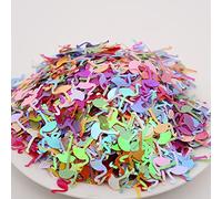2000 piezas de confeti de PVC con purpurina para manualidades, tarjetas, compromiso, boda, despedida de soltera, cumpleaños, decoración de fiesta de San Valentín (color mixto)