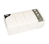 2000 Servilletas Desechables de Papel, 2 Capas, Pliegue 18, 33cm x 33cm, Blanco para Fiesta