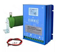 2000 W Wind Solar Hybrid MPPT Boost controlador de carga 1000 W panel solar 1000 W turbina eólica 24 V 48 V regulador de batería viento sistema de recarga solar controlador con pantalla LCD y carga de