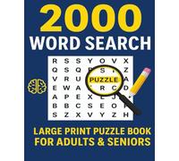 2000 Word Search: Large Print Puzzle Book for Adults & Seniors (Magical Word Search Puzzle Book)