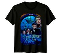 20000 Leagues Under The Sea (1954) Movie Poster Inspired T-Shirt Retro 80s tee Black 3XL