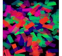 20000 piezas de confeti de papel reactivo de luz negra Glow King | Suministros de fiesta fluorescentes UV de primera calidad para decoraciones y cumpleaños | Ideal para despedidas de soltera, Año