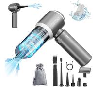 20000PA - Mini aspiradora inalámbrica portátil recargable 4 en 1 de alta potencia con motor sin escobillas, pequeña aspiradora de mano y plumero de aire, soplador de aire y bomba para