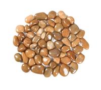 2000g Piedra Jardín Decoración Canto Rodado, Piedra Natural Pulido, Piedras Decorativas Jardin Guijarros Naturales Pequeñas 2-4 cm para Paisajismo, Jardin, Acuarios, Suculentas (Amarillo, 2-4 cm)