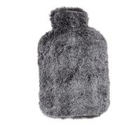 2000ML High Density Rubber Hand Warmer Water Bag Winter Hot Water Pack for Shoulder Pain Home (Negro y negro)