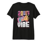 2000's Vibe Hip Hop Costume Early 2000s Party Nostalgia Camiseta Premium