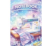 2000s Vintage Sewing Machine Notebook Y2K Retro Sewing Journal for Projects, Patterns & Creative Notes