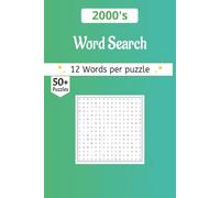 2000's Word Search book: 50+ Boutique Puzzles Celebrating the Decade of Pop & Tech