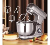 2000W Batidora De Pedestal De Acero Inoxidable, 11L Batidora De Alimentos Profesional + Gancho Para Amasar/Gancho Mezclador/Batidor De Huevos, Batidora Multifunción Para Pizzas