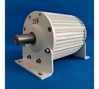 2000W Generador de imanes permanentes sin engranajes de 48V 96V 110V 120V 220V 230V Aerogeneradores alternador trifásico de CA para generador de turbina eólica de agua DIY (120V)