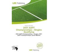 2001 AAPT Championships - Singles Qualifying: 2001 AAPT Championships - Singles, 2001 AAPT Championships, Xavier Malisse