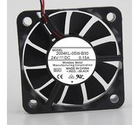 2004KL-05W-B30 5CM 5010 Maintenance-free Double Ball Bearing Inverter Cooling Fan, DC24V 2-Wire