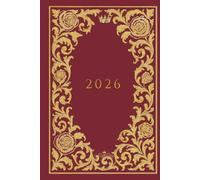 2006: Agenda quotidiana da gennaio a dicembre • Una pagina al giorno • Stile nobiliare con dettagli dorati