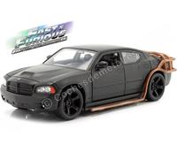 2006 Dodge Charger "Fast & Furious" Negro Mate 1:24 Jada Toys 253203078 33373