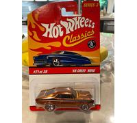 2006 Hot Wheels Clásicos Serie 3 21/9.1m68 Chevy Nova Cobre W / Red Line 5 Sp's