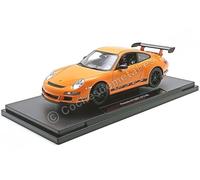 2007 Porsche 911 997 GT3 Rs Plata 1:18 Escala Welly 18015s