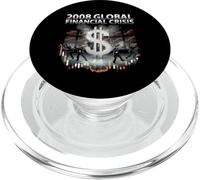 2008 Crisis Financiera Camiseta Finanzas Dinero PopSockets PopGrip para MagSafe