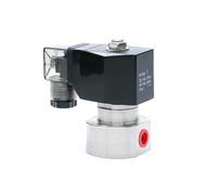 200bar/100bar Solenoid Valve 1/8' 1/4' Normally Close 304 Stainless Steel For 220VAC DC12V/24V Applications(12VDC,1/4")