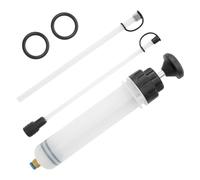 200CC Jeringa Grande, Bomba Extractora Aceite Coche, Jeringuilla Valvulina Cambio y Sistema de Llenado de Aceite Manual, Extractor de Manguera, Herramienta Multifunción Auto Moto