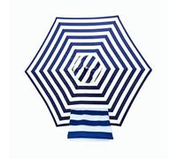 200cm 250cm 270cm 300cm Toldo de Repuesto para Sombrilla Tela para Sombrilla de Jardin 6 Varillas Cubierta de Repuesto para Sombrilla de Patio Trasero, Piscina(Color:Blue bar,Size:250cm/8.2FT)