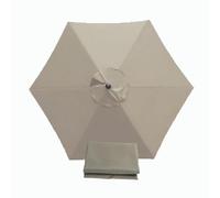 200cm 250cm 270cm 300cm Toldo de Repuesto para Sombrilla Tela para Sombrilla de Jardin 6 Varillas Cubierta de Repuesto para Sombrilla de Patio Trasero, Piscina(Color:Top,Size:300cm/10FT)