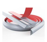 200CM Barrera de agua para Ducha,ZCXG Barrera de Agua Para Plato de Ducha, Barrera de Ducha, tira de Silicona para Ducha+Sellador de silicona, para Suelos,Lavabos,Bañeras(2M)