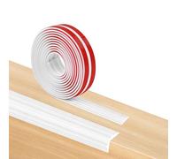 200cm Universal Tira De Seguridad De Espuma Anticolisión,Grueso Protector Espuma,Multifuncional Anticolisión Tira De Espuma para Borde De Mesa para Bebé Protectores De Mesa Esquinas(4 cm-Blanco)