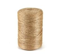 200m Yute Natural Marrón Envolver Regalos, Cuerda Decorativa, 3mm de Grosor, para Embalaje, Bricolaje, Floristería, Decoración, Jute Yarn