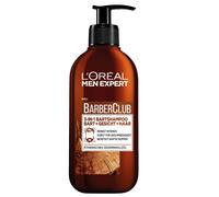 200ml Loreal Men Expert Barbero Club 3in 1 Intensivo Champú Barba Cara Pelo