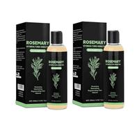 200ml Rosemary Shampoo for Hair Thickness Herbal Volumizing Shampoo for Oily Scalp Strengthening & Repairing Hair Care (2PCS)