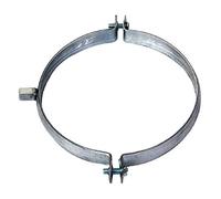 Ø 200mm Abrazadera de Tubo - Soporte de Fijación para Tubos - Acero Galvanizado