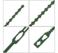 200pcs Elásticas Tallos Planta Invernadero 200pcs Elásticas Tallos | Núcleo flexible, para fácil de torcer, sin nudos complejos, para ideal para tallos delicados, ahorro de tiempo