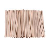 200pcs Palitos de Madera para Depilación 8.8 cm x 0.5 cm, Espátulas Desechables de Cera,para Cejas, Labios, Rostro, Ideal para Eliminación de Vello y Manualidades