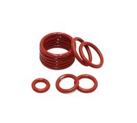 200pcs Silicone O Ring CS 1/1.5/2.0/2.4/3.1 Plumbing Gasket Sealing Washer Heat resistance Oil Resistan Faucet para fontanería, reparación(OD 30mm CS1.5mm)
