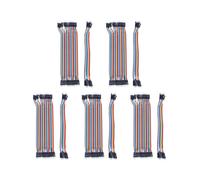 200Pzs 20Cm 2.54Mm Macho una Macho Cable Alambre Jumper de Placa de Pruebas para