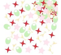 200uds Confeti de Martini, 4 Estilos Confeti de Papel Decoraciones de Cumpleaños un Poco Antiguas para Despedidas de Soltera Compromisos y Suministros para Despedidas de Soltera