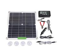 200W 12V Monocrystalline Solar Panel Kit, Portable Solar Charger with Controller, High Efficiency Solar Panel System for Outdoor Camping Hiking Cycling Mountaineering, Includes (20A)