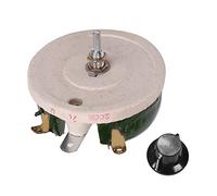 200W 200 Ohm Reostato Interruptor Bobinado Potenciómetro Resistencia variable con perilla 1PCS