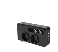200W Car Inverter Car Cigarette Lighter Plug 2 USB 2 Type-C Port Vehicles Converter Fast Charging Universal Socket Power Adapter(12V 220V)