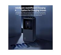 200W Charger Fast Charging Hub Butler for 4 Pro Drone Flight Batteries Three-Way Charger EU Plug